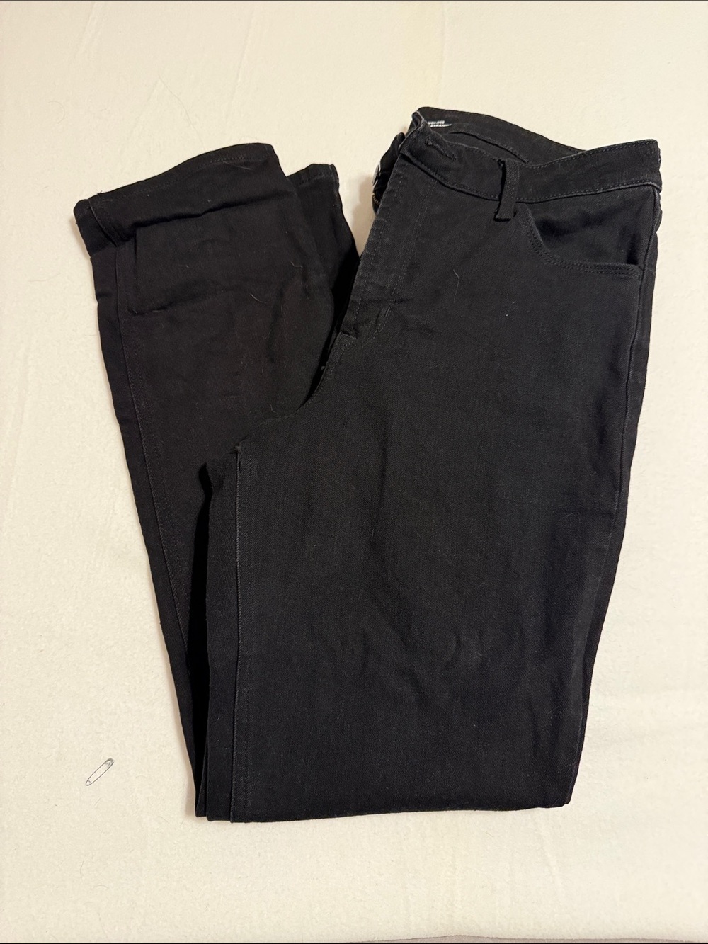 Old Navy Women’s Straight-Leg Jeans - Black s34